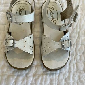 Footmates Kids White Sandals